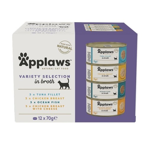Applaws puszki dla kota Multipack Mixed 12x70g