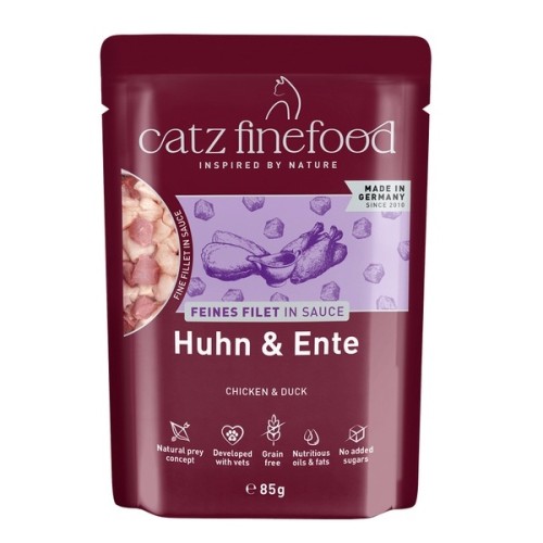 Catz Finefood Feines Filet In Sauce Kurczak i kaczka saszetka 85g