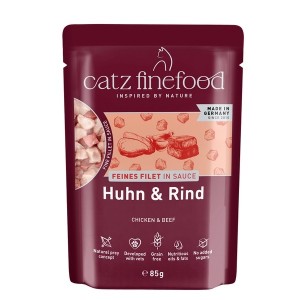 Catz Finefood Feines Filet In Sauce Kurczak i wołowina saszetka 85g