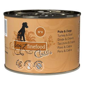 Dogz Finefood Classic N.08 Indyk i koza puszka 200g