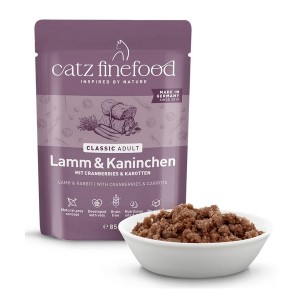 Catz Finefood Classic N.11 Jagnięcina i Królik saszetka 85g