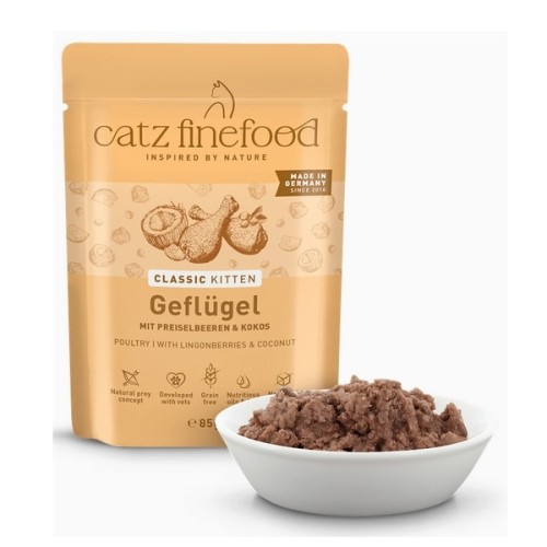Catz Finefood Classic Kitten Drób (N.03) saszetka 85g