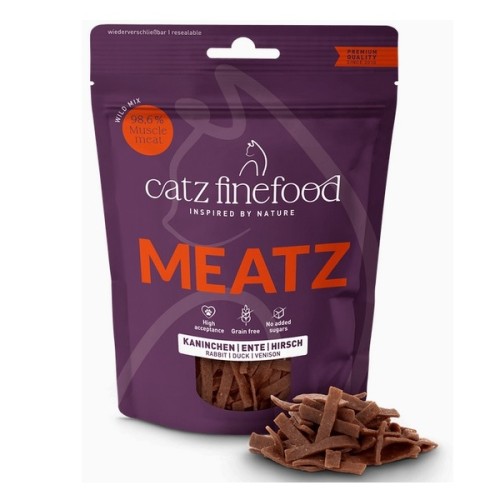 Catz Finefood Meatz Wild Mix - królik, kaczka, jeleń 45g.jpg
