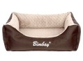 Bimbay Pokrowiec do kanapy Minky r.3 - 100x80cm brąz-beż