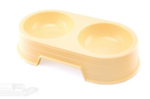 Sum-Plast Miska plastikowa podwójna duża 0,6l