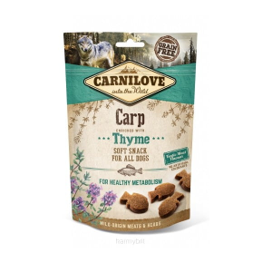 Carnilove Soft Snack 200g karp i tymianek - zdrowe trawienie