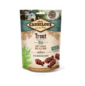 Carnilove Soft Snack 200g pstrąg i koper - lepsze trawienie