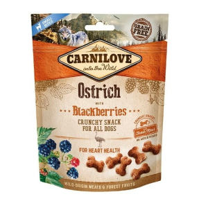 Carnilove Crunchy Snack 200g struś i jeżyny