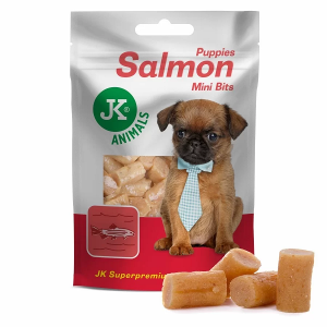 JK Dog Meat Snack Puppy Salmon Bits 50g