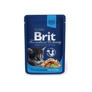 Brit Premium Cat Kitten Kurczak saszetka 100g