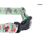 amiplay BeHappy Obroża regulowana - Flamingo