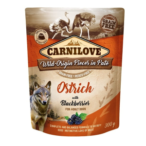 Carnilove Dog - struś i jeżyny saszetka 300g