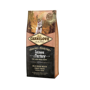 Carnilove Dog Salmon & Turkey Large Puppy - łosoś i indyk 1,5kg