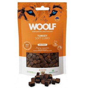 Woolf Soft Cubes Monoprotein Turkey 100g