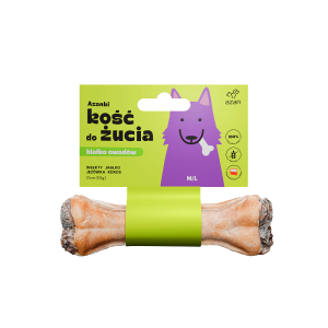 Kość do żucia M/L z insektami, jabłkiem, jeżówką i kokosem 17cm