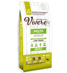 Vivere Dog Medium Adult Duck 12kg