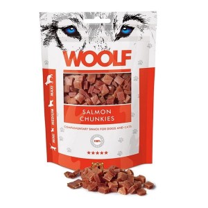 Woolf Salmon Chunkies 100g - Kawałeczki Łososia