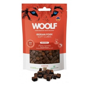 Woolf Soft Cubes Monoprotein Iberian Pork 100g