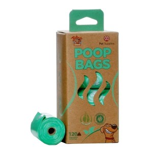 Toby's Choice Ekologiczne (degradowalne) zapachowe worki na odchody 120szt